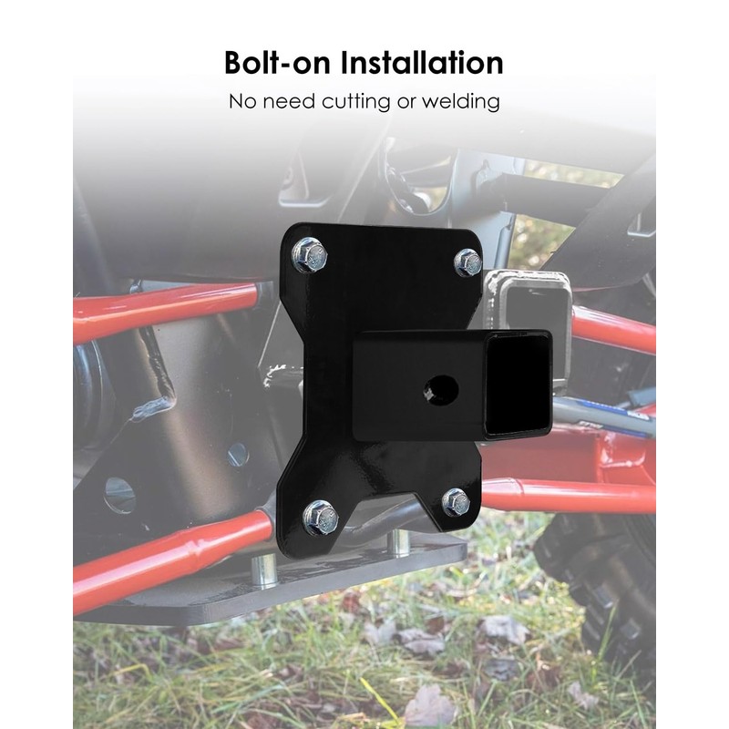 2" UTV Receiver Hitch Fits for Polaris RZR XP/XP 4