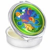 Feng Shui 3 Cells Abundance Pill Boxes Portable Mirror with