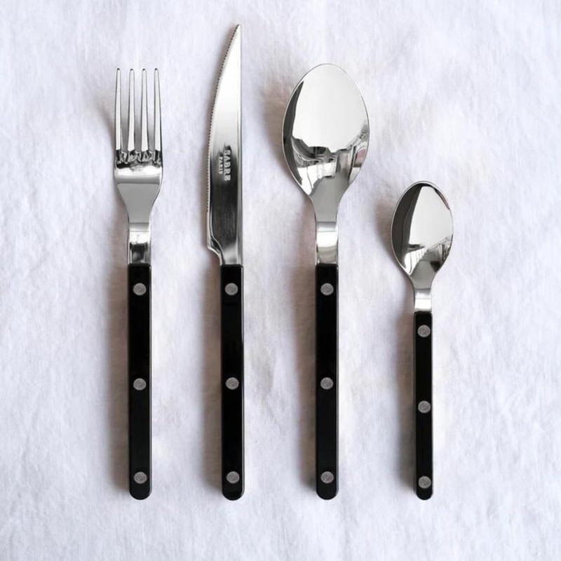 Sabre Paris | Famille BISTROT - 5 Piece Flatware (Black)