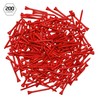 IZZO Golf Wood Golf Tees, 3.25 Inch, Red (Pack of