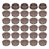 sourcing map 30Pcs 35mm/1.4in Air Vents Circular Soffit Vents, Drak