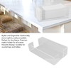 Napkin Tray Storage Holder Transparent Acrylic Modern 9.5x5.5x2.5in Large Capacity