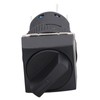 25Pcs Rotary Switch Knob 2 Position Self Locking Square Selector