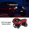 UTV Turn Signal Rocker Switch ATV Street Legal Lighting Kit