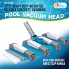 U.S. Pool Supply 17.5" Heavy Duty Weighted Flexible Concrete Swimming