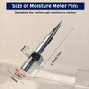 10 Pieces Replacement Pins for Moisture Meter M2.5-0.45 Pin Thread