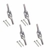 SUL Cleat Hook 100mm Heavy Duty Galvanised Rope Cord Cleat