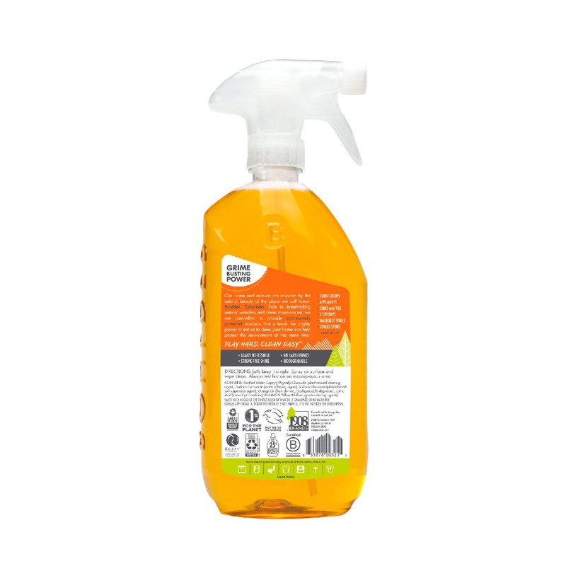 Boulder Clean Natural All-Purpose Cleaner, Valencia Orange, 28 Fluid Ounce