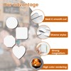 30PCS Sublimation Blanks Refrigerator Magnets, ToyaJeco 4 Styles Sublimation Blank
