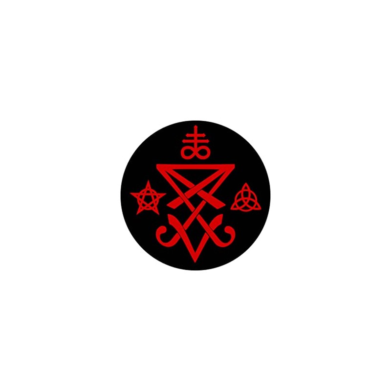 Sigil of Lucifer Iron on Screen Print Transfers for Fabrics