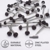 SKIR'CO (40 pcs) Metal Roofing Screws, 4.8 x 60 mm