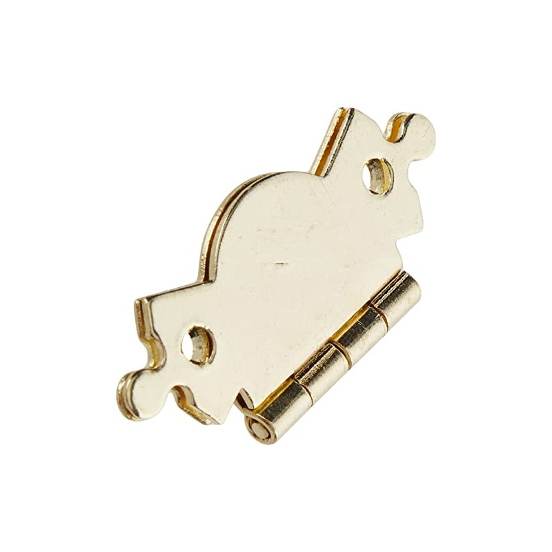 Merriway® BH01755 (4 Pcs) EB Butterfly Decorative Box Hinges, Brass