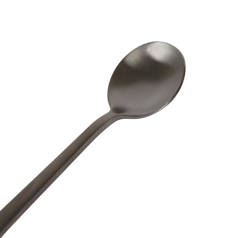 Argon Tableware Stainless Steel Teaspoons - 14.5cm - Black -