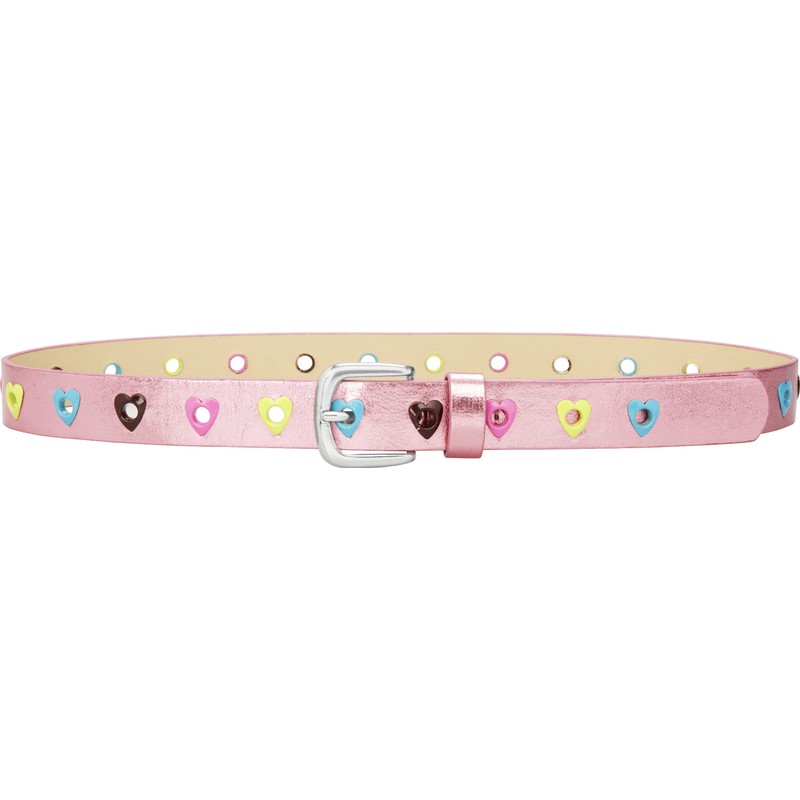 Playshoes Fashionable Hearts Girl's Belt Pink 75 cm