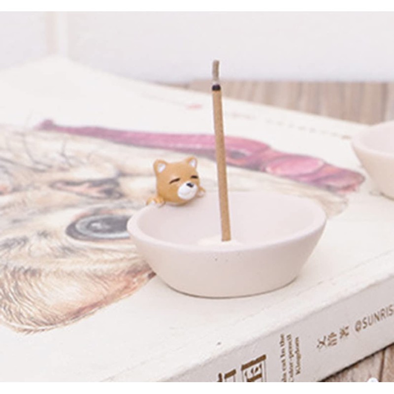 Fujitoya Cat Dog 2-Piece Mini Incense Holder Incense Holder Incense