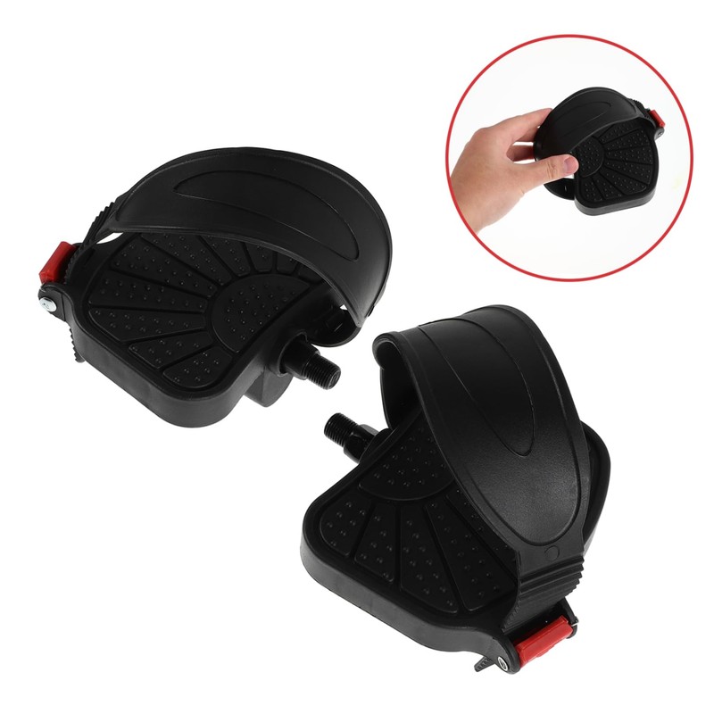 WOONEKY Sturdy Exercise Bike Pedals Pp PVC Material Anti-Slip for