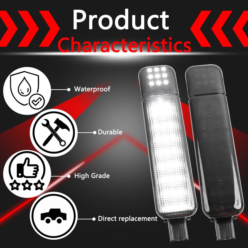 AFEISOL Led Side Door Panel Lights Courtesy Light Fit for