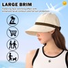 TAGVO Women's Wide Brim Sun Hat, Quick-Dry Waterproof Peaked Cap,