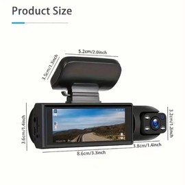 Car DVR, 1080P Dash Cam with 32GB SD Card, Super Night Vision Car DVR, Loop Recording DVR, Car Electronics Accessories