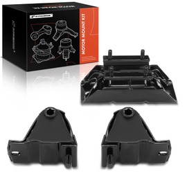 A-Premium 3PCS Engine Motor Mount and Transmission Mount Set Compatible with Jeep XJ Series Cherokee 2000-2001 4.0L, Automatic Transmission Only