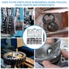 Snap Ring Retaining Ring 450 Pieces 13 Sizes 1.5 m