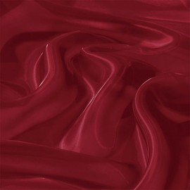 Wine Red Tulle Fabric, 1 Yard Organza Fabric, Silky Glitter Translucent 44" Wide Organza Material for Wedding Dresses Fashion DIY Crafts Party Event Decorations