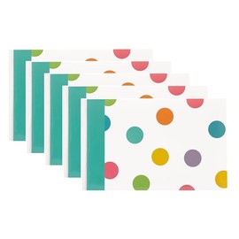 Kenro Box of 5 Candy Spot Colourful Mini Photo Album for 36 Photos - 6x4 Inch / 10x15cm Landscape Picture Album for Small Photos. Small Photo Album with 36 Photograph Storage - CN106SP