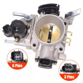 1st_auto_parts Throttle Body For 2002-07 Mitsubishi Lancer Sedan Rally SOHC 2.0L l4 MR560120