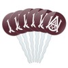 GRAPHICS & MORE Alabama A&M University Primary Logo Cupcake Picks