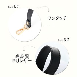 TOEDNNQI Bag Handle, 13.0 inches (33 cm), Leather Purse Handle, Replacement Strap, Shoulder Handbag, Purse, DIY, Accessory Parts, Handmade Material, Bag Accessories, Gold (Red)