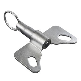 LONGRUNFORU Caster Swivel Lock for 4"x4.5" Plates, Bolt-on, 4-Position Swivel Lock, Heavy Duty Locking Mechanism, Ideal for Caster Wheels, Equipment & Industrial Applications(2 PCS)