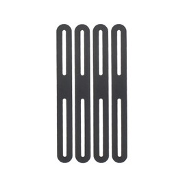 4 PCS Flat Straight Brace Brackets Mending Plates Repair Fixing Bracket with Slot, ULIFESTAR Heavy Duty Thicken SUS Corner Brace for Wood,Metal Bracket for Furniture Shelf Bed Table-8.27x0.94x0.12''