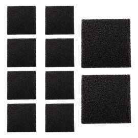 Fhioevt Pack of 10 Activated Carbon Filter Mat Cat Litter Box Carbon Filter Cat Litter Boxes Carbon Filter Compost Container Filter Replacement Filter for Cat Litter Tray Kitchen Odour Control (11 x