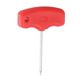 sourcing map Torx Screwdriver T6 CR-V Steel T Handle Star Key Wrench for CNC Lather Tool Holder