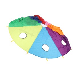 HELEVIA Play Parachute Mole Toy 9 Holes Inflatable Stick Cooperative Play Outdoor Playground Activities