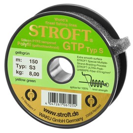 WAKU STROFT GTP S Type 3 Yellow Green 150 m Braided Fishing Line 8.00 kg