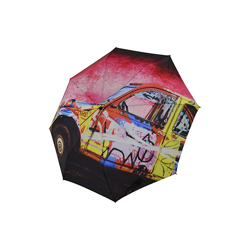Doppler Modern Art Mini Pocket Umbrella with Hand Opener, multicoloured