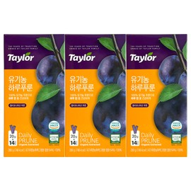 Taylor Organic Haruprun 20g x 14 packs (3) / 테일러 유기농 하루푸룬 20g x 14포 3개