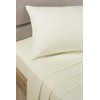 Chic at Home Luxury Percale Extra Deep Fitted Cream, Beige,