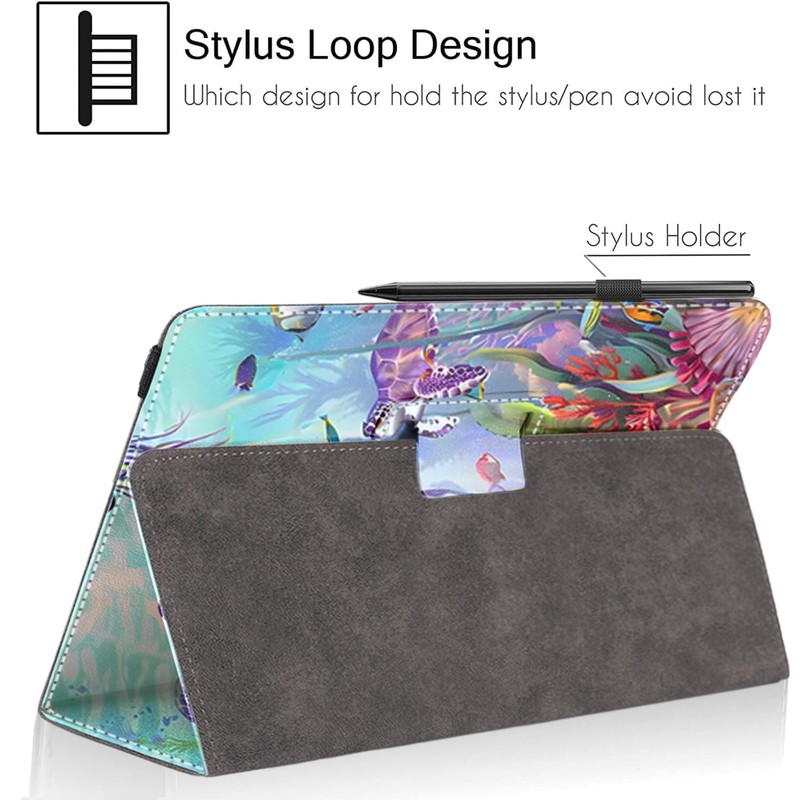Pudiceva Universal 10 10.1 Inch Android Tablet Case,Slim Folding Stand