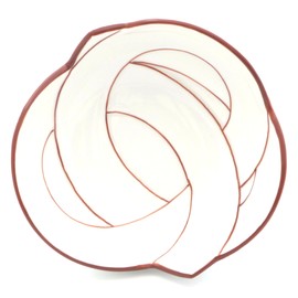 24to3 Nishitomi Pottery Arita Ware Plate, Tansei Kiln Knot, Small Bowl, Plate, Diameter Approx. 4.7 inches (12 cm), New Year, Tableware, Made in Japan