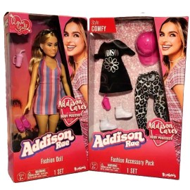Bonkers Addison Rae 2-Pack Body Positivity TikTok Fashion Doll + Comfy Accessory Kit!