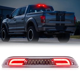 Aexploer 3rd Third Brake Lights LED Compatible with F150 2015-2024,for Superduty F250/F350/F450/F550 2017-2024,for Ranger 2019-2024, Cab Roof Cargo Light Rear Center High Mount Stop Lamp Clear Lens