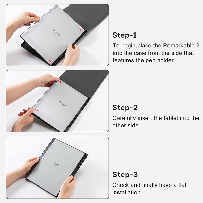 CoBak Case for Remarkable 2 -with Pen Holder and Multi-Angle