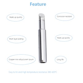 Soldering Iron Tips,900M Solder Tip Replacement, Solder Welding Replacement Tip Kit Use for Hakko, Radio Shack Solder Station etc (5PCS 900M-T-5C)