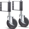 Ronlap Gate Wheels for Wooden Gate, Gate Caster Wheel Spring