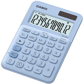 Casio MS-20UC-PK Colorful Calculator MS20UC (Blue)