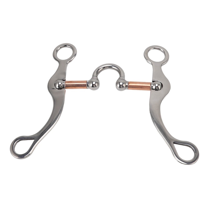 Horse Snaffle Bit Stainless Steel Rose Gold Plated Horse Gag