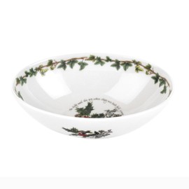 Portmeirion Home & Gifts Oval Bowl, Ceramic, Multi-Colour, 14.2 x 20 x 14.2 cm