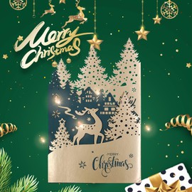 WZWHXJHJH Christmas Die Cuts for Card Making Scrapbooking & Stamping Supplies Stencils for Card Making Crafters Companion Stamps and Metal Dies for Paper Crafting (Christmas Deer)